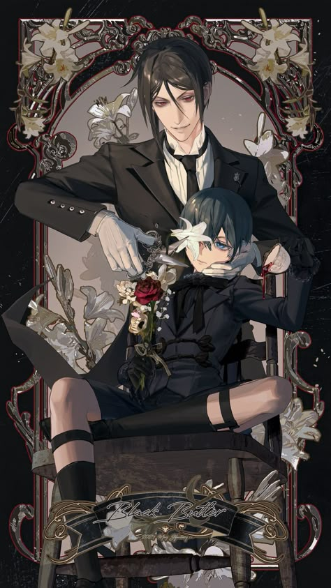 Black Butler Wallpaper, Black Butler Comics, Ciel X Sebastian, Black Butler Funny, Yes My Lord, Sebastian Ciel, Black Bulter, Yana Toboso, Black Butler Sebastian