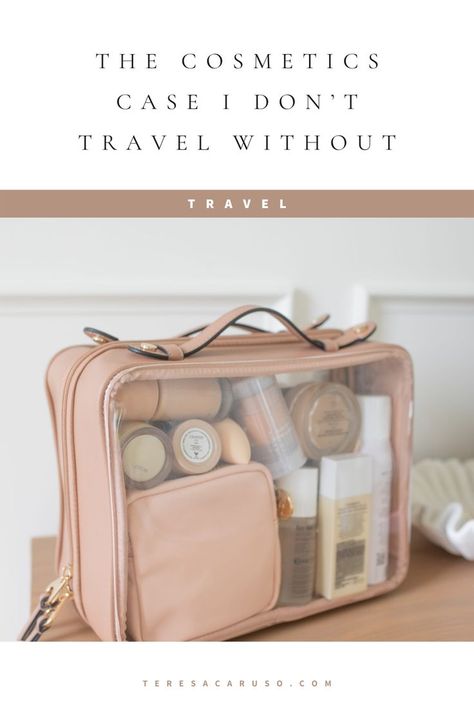 Teresa Caruso, Travel Bag Essentials, Sac Diy, Purse Essentials, Travel Bag Organization, Travel Toiletries, Packing Tips For Travel, Toiletry Bag Travel, Travel Organization