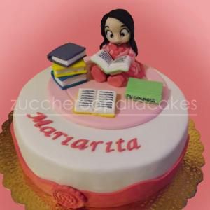 Study Cake Design, School Cake Ideas, Birthday Cake Writing, School Cake, Cake Writing, Student Birthdays, Beautiful Birthday Cakes, Themed Birthday Cakes, Cool Birthday Cakes