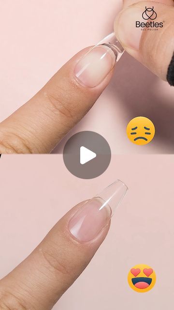 Beetles Gel Polish on Instagram: "💅Tired of making a mess underneath when applying nail tips?
Try this hack!

✨Using Beetles Pre-shaped Medium Coffin Nail Tips 

#beetlesgelpolish #nailtips #nailglue #nailextensions #gelxnails #naillamp #nailhacks #nailtech #nailtutorial" Press On Hacks, Beetle Gel Nail Polish Ideas, Applying Nail Tips, Beetles Gel Polish Ideas, Beetles Gel Polish, Medium Coffin, Polish Ideas, Nail Extensions, Nail Tutorials