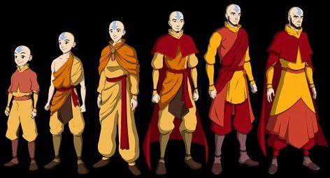 Aang (6400x3456 9,863 kB.) Air Nomad Clothes, Avatar Clothes, Nomad Clothing, Monster Movies, Age Progression, Ron Perlman, Avatar The Last Airbender Art, Ink Artwork, Graphic Design Lessons