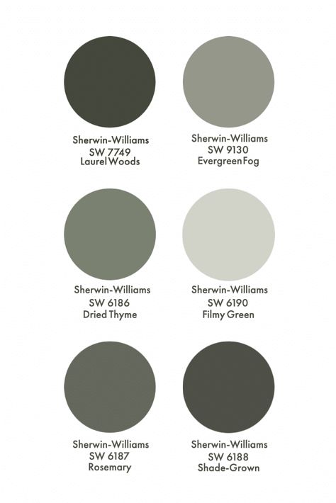 Grey Green Paint Colours | The Best Green Gray Paint Perfect Green Grey Paint, Ash Green Wall Paint, Best Grey Green Exterior Paint Colors, Grey Sage Paint Color, Greeny Grey Paint, Dark Greenish Gray Paint Colors, Dark Gray With Green Undertones, Grey Green Doors Interior, Phantom Forest Sherwin Williams