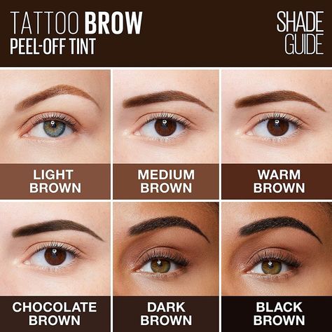 Tattoo New York, Maybelline Tattoo Brow, Tattoo Eyebrows, Tattoo New, Maybelline Tattoo, Maybelline Color Tattoo, Eyebrow Tattoo, Color Tattoo, Maybelline