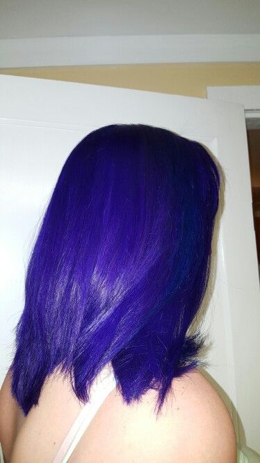 Blurple Hair Color, Violet Blue Hair, Electric Purple Hair, Blue Violet Hair, Ultra Violet Hair, Purple Blue Hair, Blue Purple Hair, Cute Hair Colors, Violet Hair