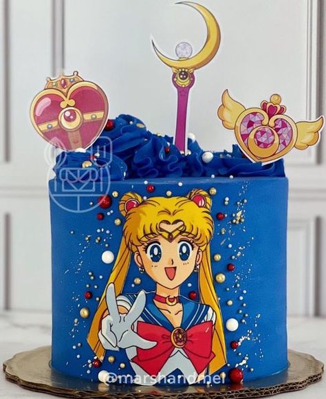 Sailor Moon Cakes Birthdays, Sailor Moon Party Ideas Birthdays, Sailor Moon Birthday Party Ideas, Pastel Sailor Moon, Sailor Moon Party Ideas, Sailor Moon Cake Ideas, Sailor Moon Birthday Party, Moon Party Ideas, Sailor Moon Cakes