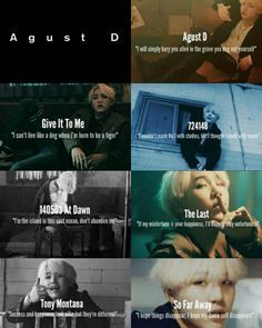 His songs are so beautifully heartfelt. He, Min Yoongi, the man who has trouble expressing his painfully deep feelings and thoughts, poured his heart and soul out in that mixtape that he worked so hard on. He let us listen to everything he’s going and/or gone through. He expressed himself through music. When you read the lyrics, it crushes your heart, honestly. It’s painful to know that precious Yoongi, the sleepy lil bean, has gone through that much and is strong enough to put his all in the so Bts Theory, Bts Lyrics Quotes, Bts Facts, Savage Quotes, Kpop Quotes, Bts Wallpaper Lyrics, Love Songs Lyrics, Bts Lyric, Ideas Quotes