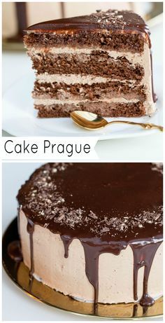 Russian Cakes, Sheet Cakes, Köstliche Desserts, Chocolate Cake Recipe, Food Cakes, Piece Of Cakes, Eat Dessert, Decadent Desserts, Cakes And More