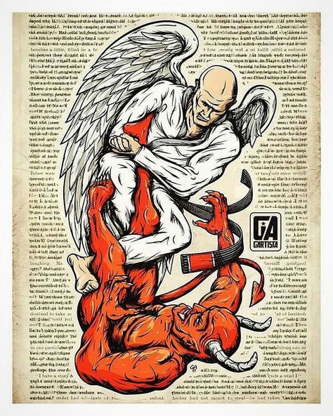 Mixed Martial Artwork on Instagram: “Awesome bjj artwork from @artbygartista . . . #bjj #mma #brazilianjiujitsu #ufc #mixedmartialarts #mixedmartialartwork #bjjlifestyle…” Jiu Jitsu Frases, Bjj Tattoo, Jiu Jitsu Tattoo, Bjj Memes, Snk King Of Fighters, Kyokushin Karate, Bjj Jiu Jitsu, Bjj Training, Martial Arts Boxing