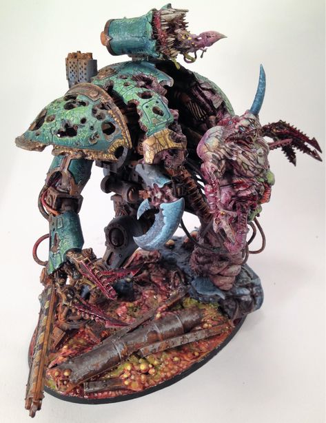 Chaos, Conversion, Imperial Knight, Nurgle - Gallery - DakkaDakka | Please don't feed the trolls! Nurgle Chaos Knight, 40k Knight Conversion, Chaos 40k Conversion, Chaos Knight 40k Conversion, Imperial Knight Conversion, Chaos Knights 40k, Chaos Knight 40k, Imperial Knight 40k, Nurgle Conversion