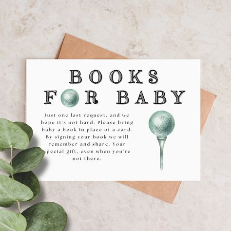 Baby Shower Golf Invitations Golfing Shower Party Invite - Etsy UK Masters Baby Shower Ideas, Golf Baby Shower Theme, Golf Themed Baby Shower Ideas, Baby Boy Golf Shower Ideas, Baby Shower Golf Theme, Golf Baby Shower Ideas, Golf Baby Shower Games, Green Baby Shower Theme, Golf Partee Invitations