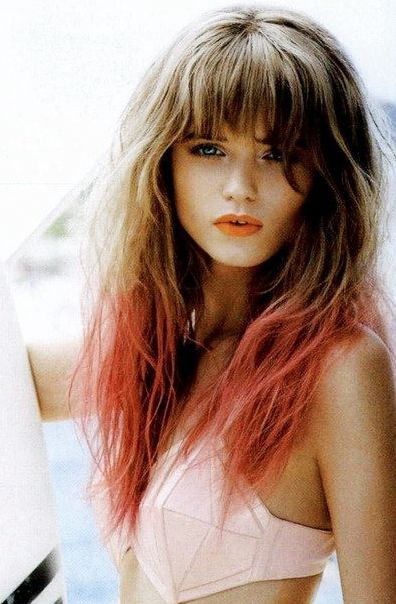 . Bed Hair, Dip Dye Hair, Brown Ombre Hair, Pastel Hair, Dye My Hair, Hair Envy, Great Hair, Hair Dos, Messy Hairstyles