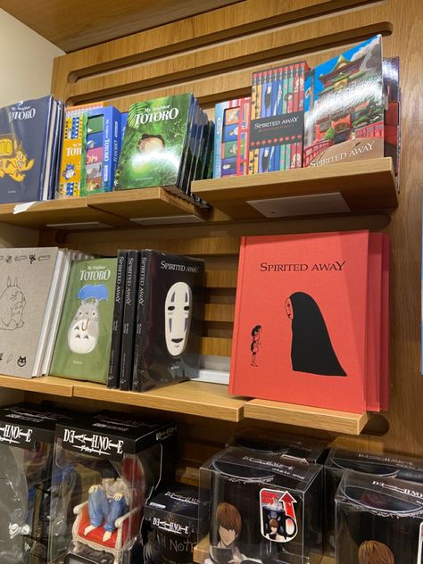 studio ghibli books! Studio Ghibli Books, Ghibli Books, Studio Ghibli Store, Studio Ghibli Collection, Ghibli Collection, Cute Shelf, Studio Ghilbi, Thirteen Movie, Studio Ghibli Characters