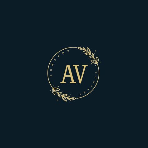 Initial AV beauty monogram and elegant logo design, handwriting logo of initial signature, wedding, fashion, floral and botanical with creative template. Av Logo Design, Av Logo, Create A Logo Free, Design Handwriting, Handwriting Logo, Handwritten Logo, Sale Logo, Elegant Logo Design, Kalamkari Painting