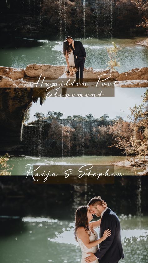 There are thousands of really epic places around Texas to have your wedding. Venues yes but what about a place without walls and an incredible price tag? Hamilton Pool is a gem tucked away in the hill country of Texas and it's totally free to exchange your vows there! (just an entry fee) #hamiltonpool #hamiltonpoolelopement #texasswimmingholes #texasphotographer #hamiltonpoolwedding #austintexasweddingvenu #texaselopement #texaselopementlocation #austinphotographer #atxphotographer Places To Elope In Texas, Texas Hill Country Elopement, Texas Elopement Destinations, Free Wedding Venues, Texas Hill Country Wedding Venues, Texas Swimming Holes, Texas Elopement, Hamilton Pool, Hill Country Wedding Venues