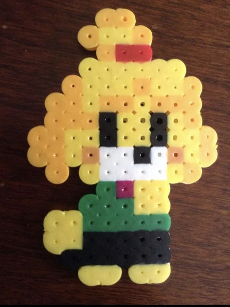 💛⭐️ Yellow Perler Bead Patterns, Simple Perler Bead Patterns, Pearled Bead Ideas, Hama Beads Animals, Melty Bead Designs, Modele Pixel Art, Hamma Beads Ideas, Pixel Beads, Pearl Beads Pattern