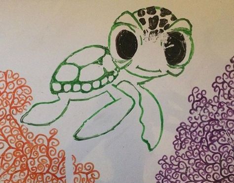 "Dude" by Shelby Findlay --------------------- Title: Dude Medium: Whiteboard/Expo Marker Date: Summer 2016 For: -  References: Pinterest pictures of turtle  Hashtags: #findingnemo #findingdory #turtle #coral #underthesea #art #whiteboard #expomarker  It's smeared and unfinished but I'm determined to post all the art I do. #thegoodthebadandtheugly Expo Drawings Easy, Things To Draw In School When Bored, Expo Marker Art, Easy Dry Erase Drawings, White Board Art Easy, Funny Whiteboard Drawings, Expo Marker Drawings, Cute White Board Drawings, Cute Whiteboard Ideas