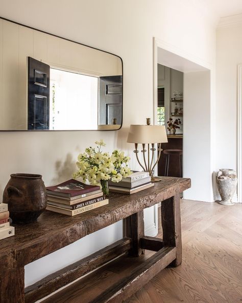 Jake Arnold (@jakearnold) • Instagram photos and videos Wood Entry Table, Jake Arnold, Rustic Entryway Table, Unique Console Table, Large Console Table, Reclaimed Table, Reclaimed Wood Console Table, Paavo Tynell, Living Room Wall Color