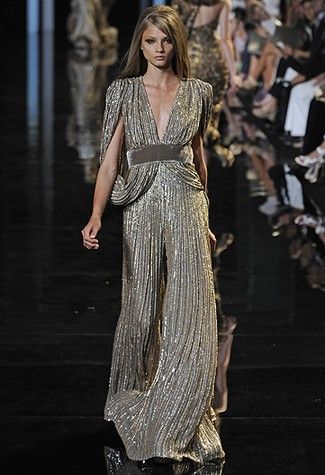 metallic. Metallic Gown Haute Couture, Metallic Fashion, Elegante Y Chic, Cocktail Outfit, Fashion Gowns, Bride Clothes, Gala Dresses, Indian Fashion Dresses, Elie Saab