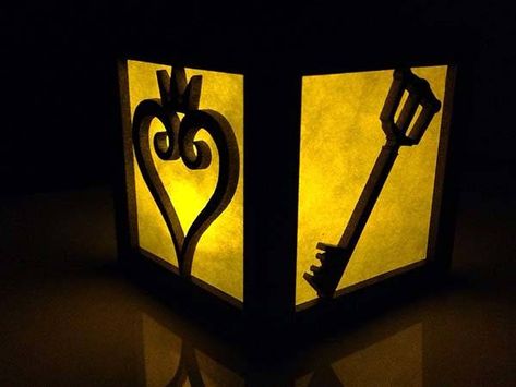 Nerd Apartment, Sage Office, Hearts Bedroom, Gamer Wedding, Nerd Wedding, Flameless Tea Lights, Disney Kingdom Hearts, Light Boxes, Disney Rooms