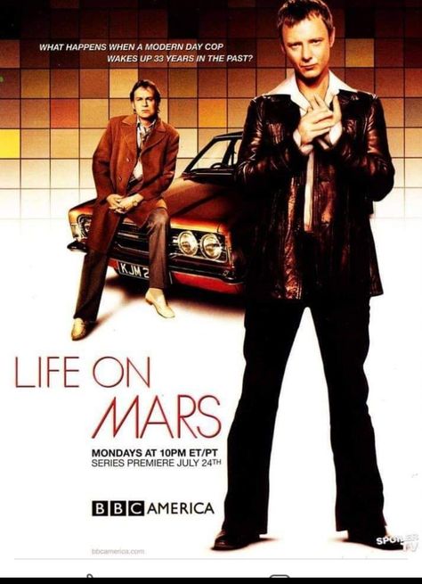 Life On Mars Poster, Mars Wallpaper, Mars Poster, Ashes To Ashes, Life On Mars, Old Shows, Popular Shows, Room Posters, Tv Movie