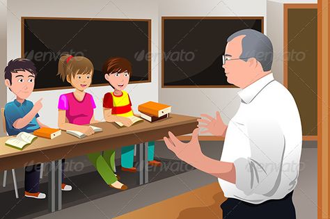 Teacher Teaching College Students Peer Tutoring, Teaching College Students, Teacher Teaching Students, Teacher Picture, Teaching College, Teacher Teaching, Resource Library, Student Teaching, Cartoon Clip Art