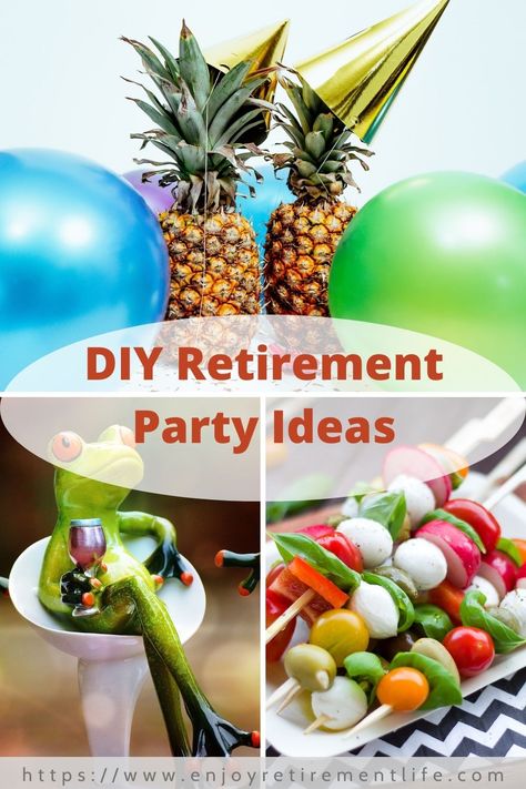 DIY Retirement Party Ideas Can Save You Money and Add Something Special to Your Celebration. Includes Tips About Venues, Themes, Food & Entertainment. Retirement Party Appetizers, Retirement Luau Party Ideas, Retirement Cocktail Names, Tropical Retirement Party Ideas, Cruise Retirement Party Ideas, Beach Theme Retirement Party Ideas, Hawaiian Retirement Party Ideas, Aloha Retirement Party, Retirement Food Ideas