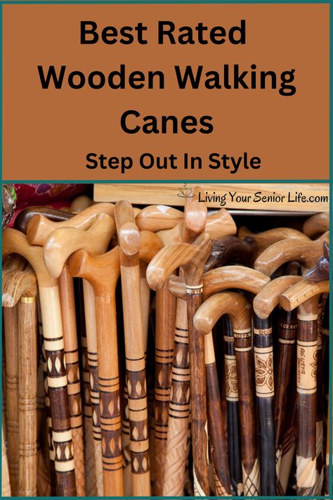 Wooden walking canes are a timeless, classic, stylish, and practical way to get around. Whether you're looking for a stylish fashion accessory or sturdy, reliable support, wooden walking canes provide many options. To help you narrow your choices, we've compiled a comprehensive guide of the best-rated wooden walking canes. We'll discuss the features and benefits of each one. From classic carved canes to modern, ergonomically designed models, you can find the perfect cane for your needs. Carved Walking Canes, Walking Canes For Women, Diy Walking Cane, Walking Stick Designs, Walking Cane, Cool Walking Canes, Fashionable Canes, Cane Tips, Wood Burning Tips