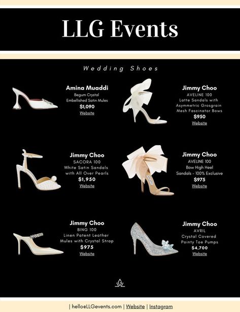 LLG's recommended list of Jimmy Choo's for your wedding day. Mix comfort with style for shoes that will be perfect for your entire wedding day Jimmy Choo Heels Wedding, Wedding Shoes Jimmy Choo, Jimmy Choo Wedding Shoes, Jimmy Choo Bing, Bow High Heels, Extravagant Wedding, Pearl Sandals, Jimmy Choo Heels, Pakistani Dress