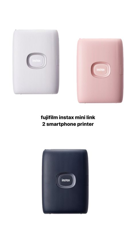 fujifilm instax mini link 2 smartphone printer #aesthetic #polaroid #wishlist Printer Aesthetic, Polaroid Printer, Instax Printer, Smartphone Printer, Aesthetic Polaroid, Fujifilm Instax, Instax Mini, Fujifilm Instax Mini, Christmas Wishlist