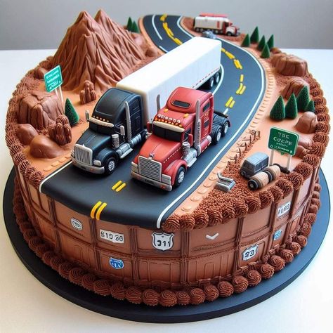 Train Cakes For Boys, Car Cakes For Boys, Second Birthday Cakes, Train Cake, Birthday Cakes For Men, Car Cake, Cakes For Men, Boy Birthday Cake, Cakes For Boys