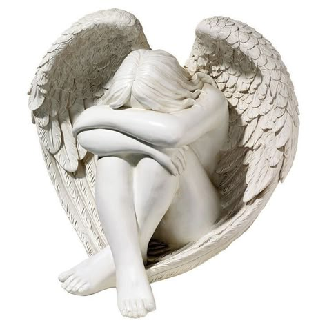 Crying Angel, Angel Garden Statues, Weeping Angel, Angel Statue, Angel Sculpture, Garden Angels, Antique Stone, White Angel, Angel Statues