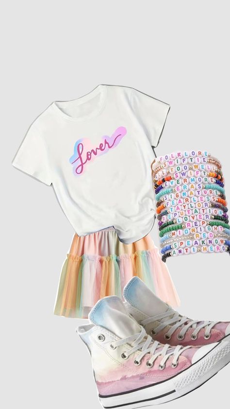 lover outfit for the Taylor Swift concert Taylor Swift Concert Outfit Ideas Kids, Taylor Swift Outfit Ideas For Kids, Taylor Swift Outfits For Kids, Kids Bop, Lover Outfit, Weekend Ideas, Trendy Christmas Outfits, Taylor Swift Tour Outfits, Swift Concert