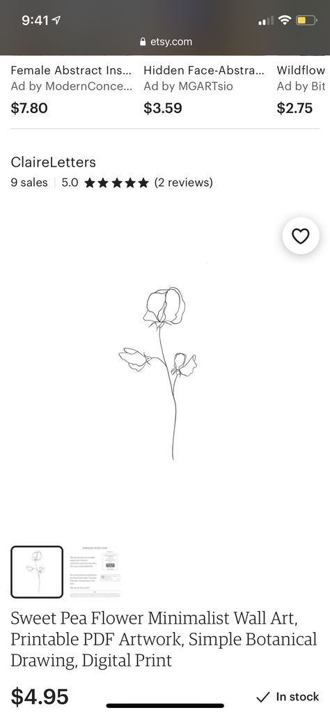 Pea Tattoo, Sweet Pea Tattoo, Tattoos 2023, Minimalistic Tattoos, Single Line Tattoo, Sweet Pea Flowers, Line Art Tattoos, Little Tattoos, Botanical Drawings