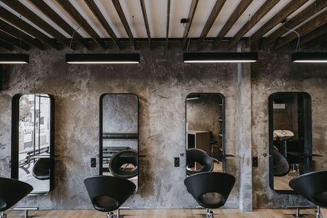 Barbershop Design Interior, Hair Salon Interior Design, Barber Shop Interior, Hairdresser Salon, Hair Salon Design, Hair Salon Interior, Salon Suites Decor, Hair Barber, Barbershop Design