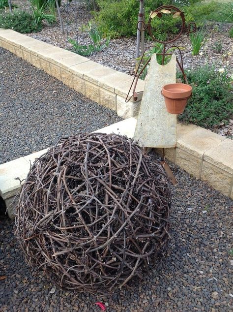 Grapevine Weaving, Grape Vine Balls, Grape Vine Ideas, Grape Vine Crafts, Wild Grape Vine, Vine Crafts, Grapevine Ideas, Grapevine Crafts, Grape Vine Pruning