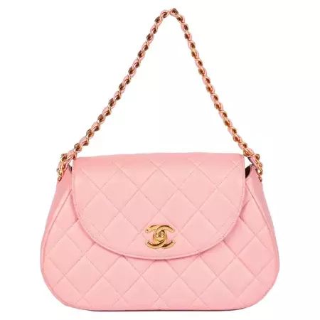 Pink Fantasy Outfit | ShopLook Chanel Pink, Pink Quilts, Pink Chanel, Vintage Purses, Handbags Online, Flap Bag, Pink Leather, Small Tops, Lambskin Leather