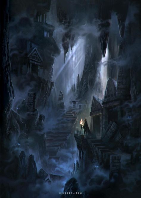 Dwarven City, Photographie Indie, Underground Cities, Location Inspiration, Fantasy City, Fantasy Setting, Fantasy Places, Fantasy Map, Fantasy Art Landscapes