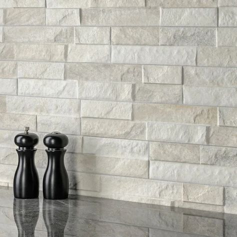 Merola Tile Ordino White 3.25" x 17.5" Porcelain Wall Subway Tile - On Sale - Bed Bath & Beyond - 33431879 Stone Fireplace Makeover, Fireplace Facade, Tiles For Wall, Porcelain Wall Tile, Merola Tile, Tile Saw, Fireplace Makeover, Stacked Stone, Porcelain Flooring