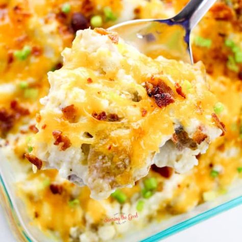 Loaded Baked Potato Casserole, Hashbrown Casserole Recipe, Cheesy Hashbrown Casserole, Canned Soup, Hashbrown Casserole, Baked Potato Casserole, Loaded Baked Potato, Potatoe Casserole Recipes, Hash Brown Casserole