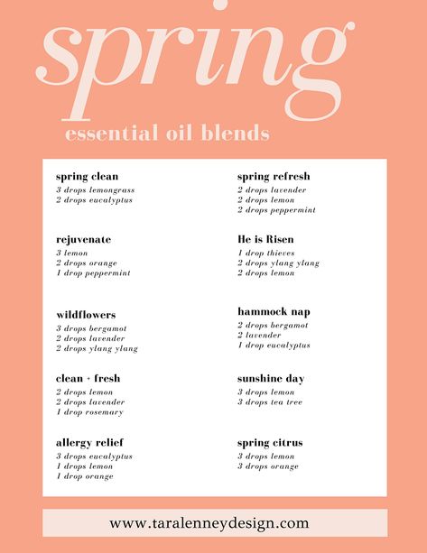 spring essential oil diffuser blends Spring Oil Blends, Spring Essential Oil Blends, Spring Scents Essential Oils, Doterra Spring Diffuser Blends, Floral Essential Oil Blends, Floral Diffuser Blends, Essential Oil Recipes Diffuser Spring, Spring Smells, Melissa Essential Oil