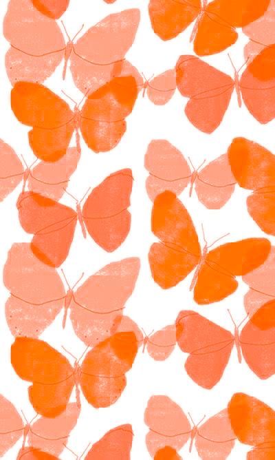 Orange Asethic Wallpaper, Orange Preppy Wallpaper, Color Asethic, Orange Preppy, Wallpaper Love, Gothic Wallpaper, Orange Butterfly, Rainbow Aesthetic, Collage Background