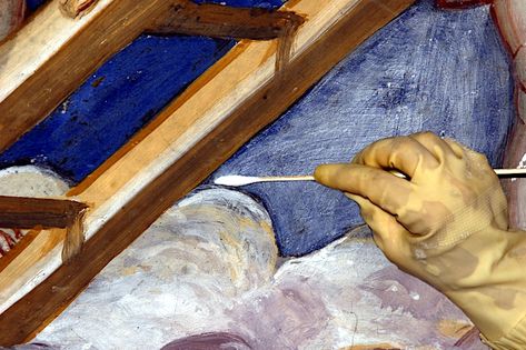 Prepping Canvas For Oil Painting, How To Dry Oil Paint Quickly, Thinning Oil Based Paint, How To Clean Old Oil Paintings, Remove Acrylic Paint, Cleaning Oil Paintings, Oil Paint On Wood, Simple Oil Painting, Oil Painting Frames