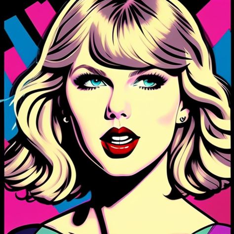 Taylor swift as a comic book hero Taylor Swift Comic Art, Taylor Swift Pop Art, Mercedes Jacket, Comic Book Style Art, Wallpaper Fancy, Wallpaper Comic, Comic Wallpaper, Taylor Swift Drawing, Wpap Art