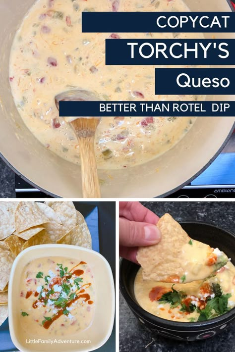 Hillbilly Queso Recipe, Queso With Chorizo Crockpot, Queso With Sausage Crockpot, Mexican Cheese Sauce Recipe, Hillbilly Queso, Queso With Rotel, Real Cheese Queso Dip, Torchys Queso Recipe, Best Queso Dip