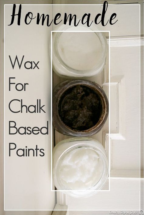 You will want to try this! How to make homemade wax for chalk based paints. I make a soft wax, harder rubbed wax, and a dark wax for furniture. | Country Design Style | http://countrydesignstyle.com Restauration Hardware, Diy Chalk Paint Recipe, Make Chalk Paint, Chalk Paint Recipe, Homemade Chalk Paint, Chalk Paint Wax, Homemade Chalk, Diy Chalk, Chalk Paint Projects