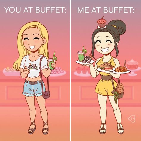 Cassey Ho, Girl Struggles, I'm Not Like Other Girls, Expectation Vs Reality, Cartoon Girls, Girl Problems, Stay In Shape, Cute Comics, Fitness Trainer