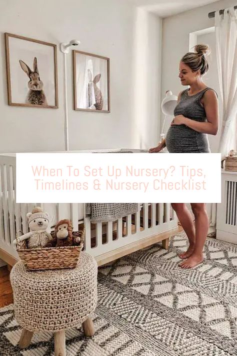 Planning your baby's nursery setup? Our guide offers valuable insights on timing and tips to ensure a smooth and enjoyable preparation process. #babyjourney #nurserydecor #newparents #parenthood Baby Nursery Checklist, How To Set Up A Nursery, Nursery Set Up Layout, Nursery Floor Plan, Nursery Layout Ideas, Small Nursery Layout, Nursery Setup, Nursery Tips, Up Nursery