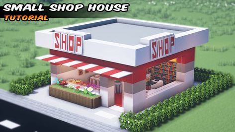 Shops To Build In Minecraft, Minecraft Clothes Store, Minecraft Convenience Store, Minecraft Clothes Shop, Pet Store Minecraft, Minecraft Clothing Store, Minecraft Food Truck, Minecraft Supermarket, Small Shop House