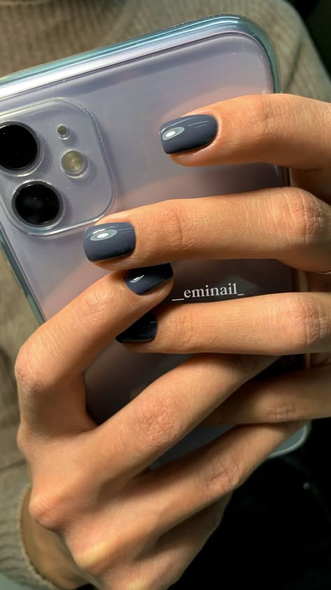 Dark Color Gel Nails, Slate Nails, Fall Nude Nails, Winter Nail Trends, Kutek Disney, Wow Nails, Fall Gel Nails, Smink Inspiration, Simple Gel Nails