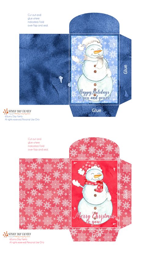 Diy Christmas Envelopes, Envelope Christmas, Gift Card Envelopes Diy Free Printable, Free Printable Money Envelopes, Santa Envelopes Free Printable, Christmas Envelopes Printable, Printable Christmas Envelope, Mini Envelope Template Free Printable Patterns, Christmas Envelope